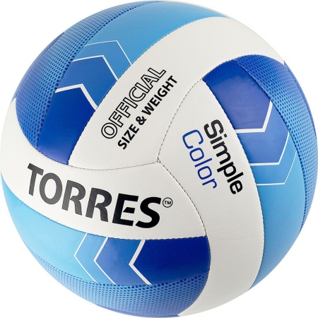 Купить Мяч волейбольный Torres Simple Color любительский р.5 в Моршанске 